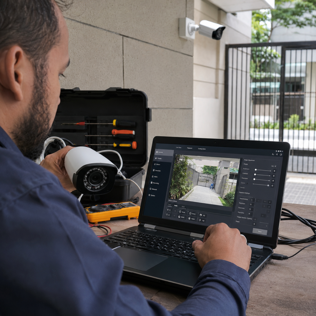Maintenance préventive d’un système de vidéosurveillance dans une copropriété résidentielle