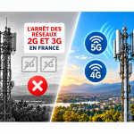Transition des réseaux mobiles 2G et 3G vers les technologies 4G et 5G en France